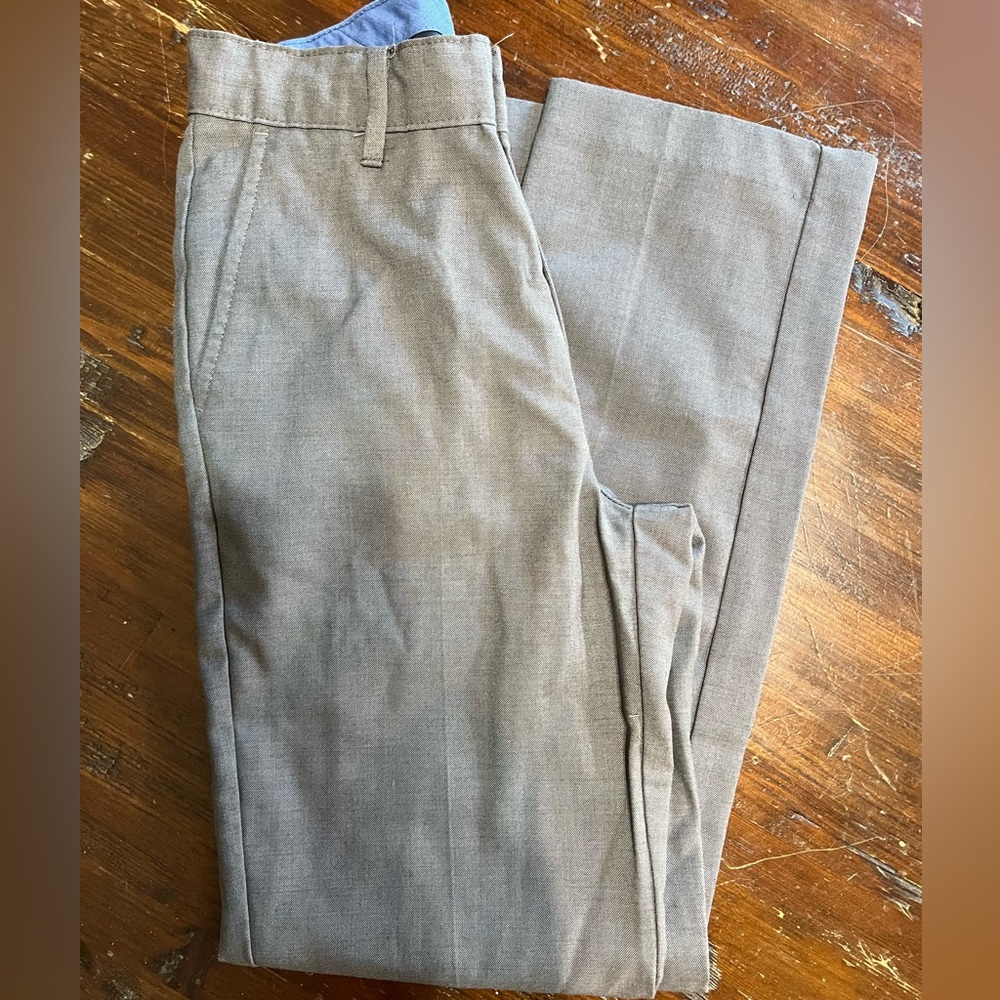 IZOD boys size 12 slim dress slacks gray in excellent used condition